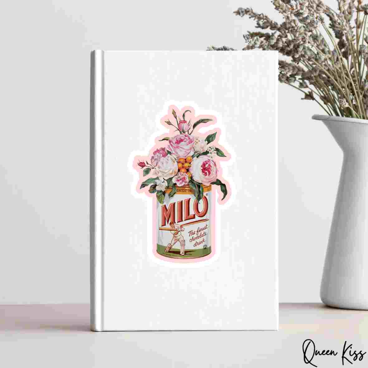 Cute Milo blossom Sticker, Waterproof Glossy Sticker, Vinyl Sticker, Laptop Phone Notebook Mug Sticker -- Daily Energy