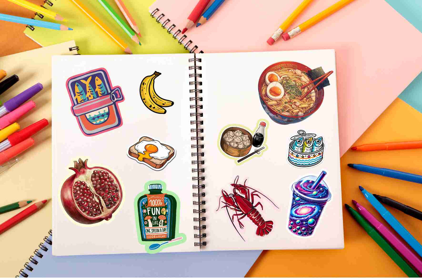 Cute Fried egg Sticker, Waterproof Glossy Sticker, Vinyl Sticker, Laptop Phone Notebook Mug Sticker -- Eggo